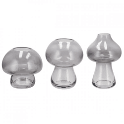Vase Nova schwarz 20 cm 3 Stück sortiert
