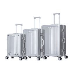 3er Aluminium Rahmen Trolley Set