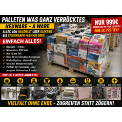 999 Teile Mystery Palette Neuware A-Ware Restposten Sonderposten Amazon Händlerware Großhandel nur 1€ pro Artikel