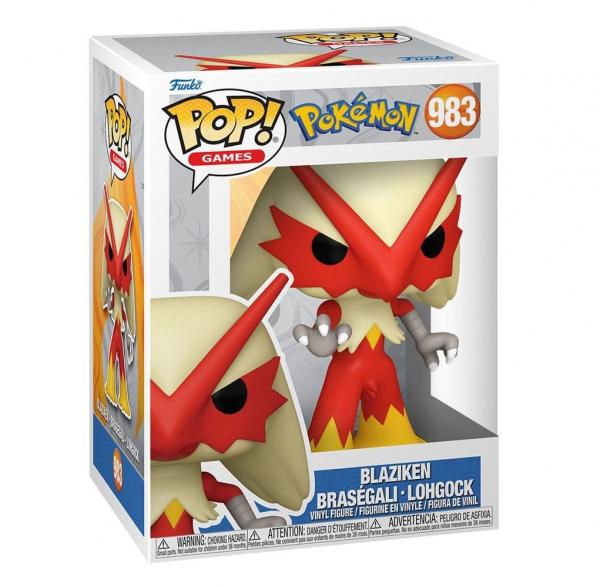 Funko 75189 - Pop! - Pokemon Blaziken / Brasegali / Lohgock #983