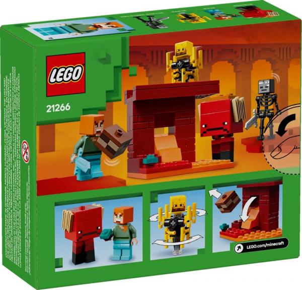 LEGO&reg; Minecraft&trade; 21266 - Das Lava-Duell im Nether (99 Teile)