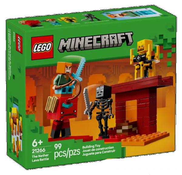 LEGO&reg; Minecraft&trade; 21266 - Das Lava-Duell im Nether (99 Teile)