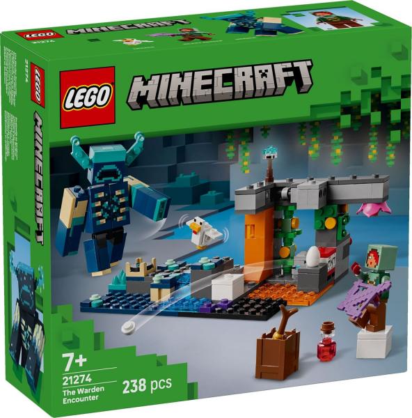 LEGO&reg; Minecraft&trade; 21274 - Begegnung mit dem W&auml;chter (238 Teile)