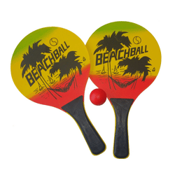 Solex Beach Ball Set, 2 Schläger & Ball, Beachball, 