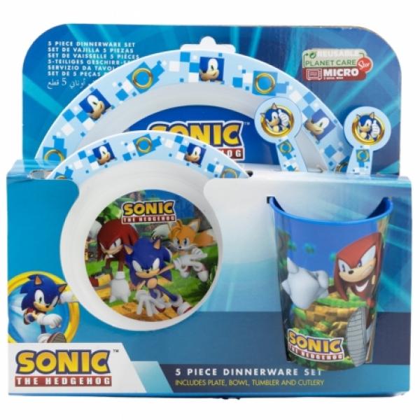 Sonic - 5-teiliges Fr&uuml;hst&uuml;cks Set