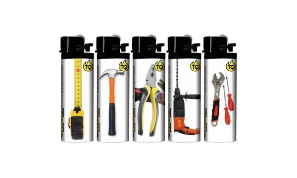 Tools - Reibrad-Motivfeuerzeug Sortiment - 50er Display
