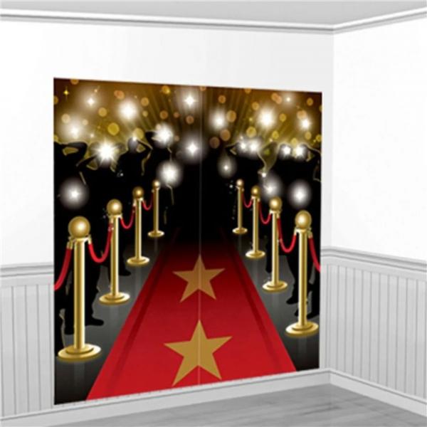 Wanddekoration Hollywood Scene 165 cm 2-teilig