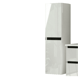 Badmöbel Hängeschrank  Hochglanz Badezimmer Möbel Hochschrank Neu
