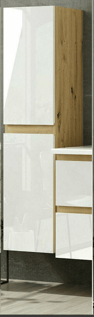 Badmöbel Hängeschrank  Hochglanz Badezimmer Möbel Hochschrank Neu