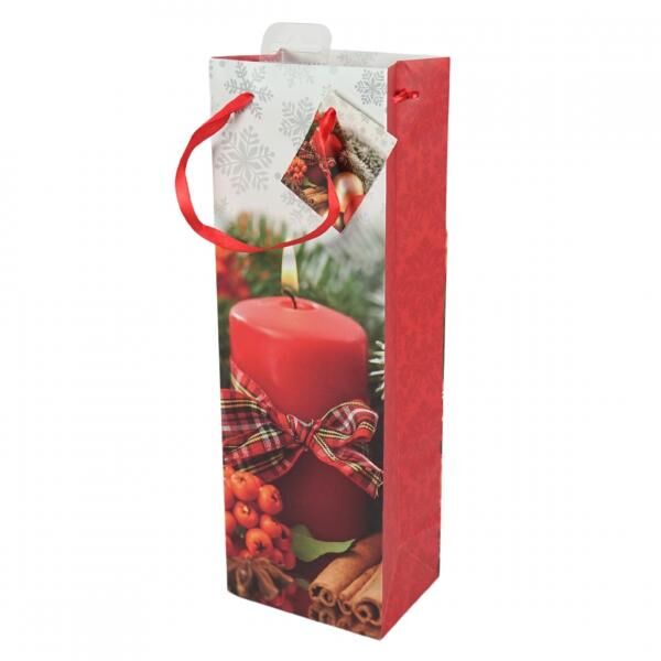 Kerze als Geschenk verpackt 36 cm