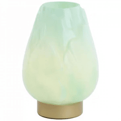 Light & Living Tischleuchte Ginny LED auf Batterie mintgrün gold 27 cm