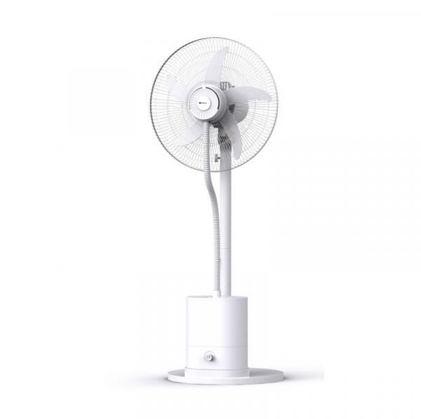 Warenkraft Standventilator mit Wasser Spr&uuml;hnebel Ventilator leise Oszillation 70 Watt