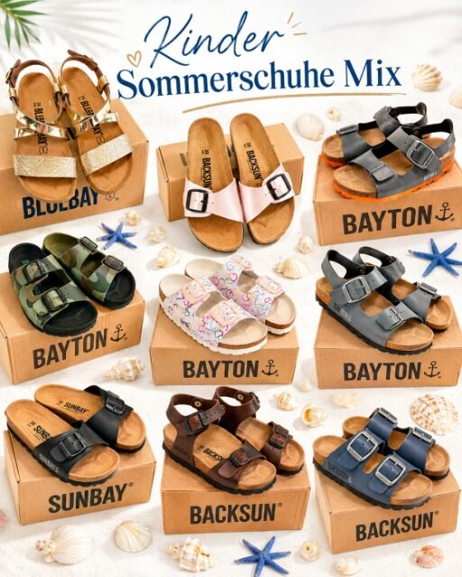Kinder Sommerschuhe Mix