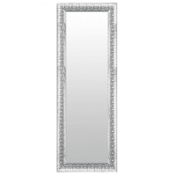 Len-Fra Wandspiegel Flinder weiß/silber 55 x 145 cm