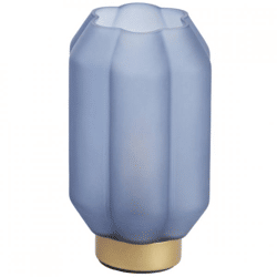 Light & Living Tischleuchte Yvias LED auf Batterie blau 26 cm