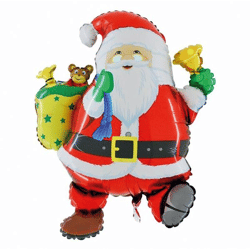 Weihnachtsmann Shape - Folienballon - 76 cm