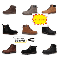 Ab 11,50 €/Paar Camel Active Winterschuhe Mix, Kategorie A / Muster, 75 % Herren, 25 % Damen, Original-Stockware