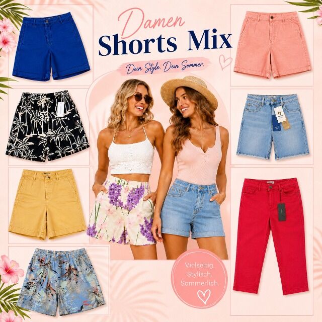  Damen Shorts Mix