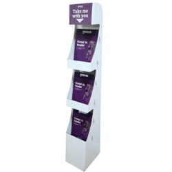Display A4 Prospekthalter Plexi 147 cm B-Wahl/gebraucht