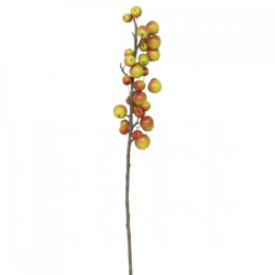 HBX Künstlicher Apfelzweig orange 66 cm