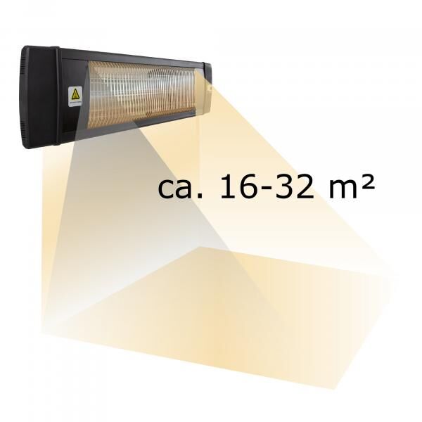 Heizstrahler | Karbon-Infrarotstrahler, 2500 Watt