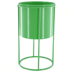 Housevitamin Blumentopf auf Ständer Metall grün 19 cm