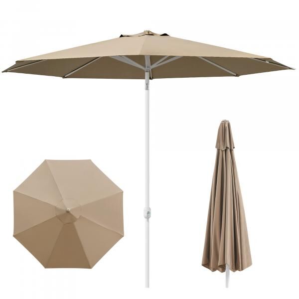 interpara Sonnenschirm 3,5 m, Gestell weiß