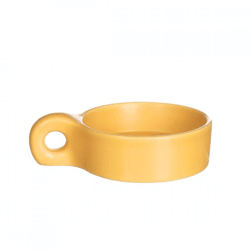 Kerzenhalter Chubby gelb 13,5 cm