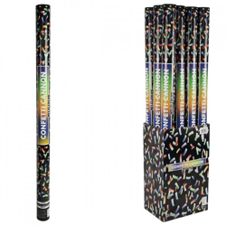 Konfettikanone mehrfarbig 78 cm