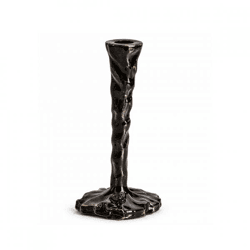 Light & Living Kerzenleuchter Solamaza schwarz/gold 16 cm