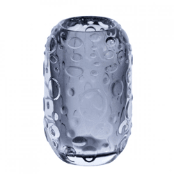 Light & Living Teelichthalter Finley Glas grau 13 cm