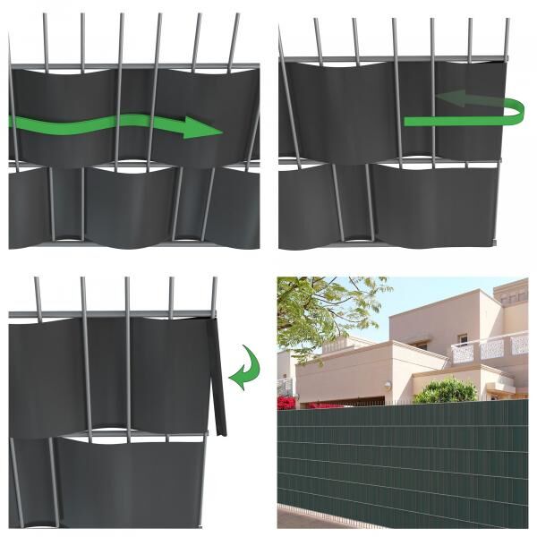 PVC Sichtschutzstreifen Soft | 19 cm x 2,6 m
