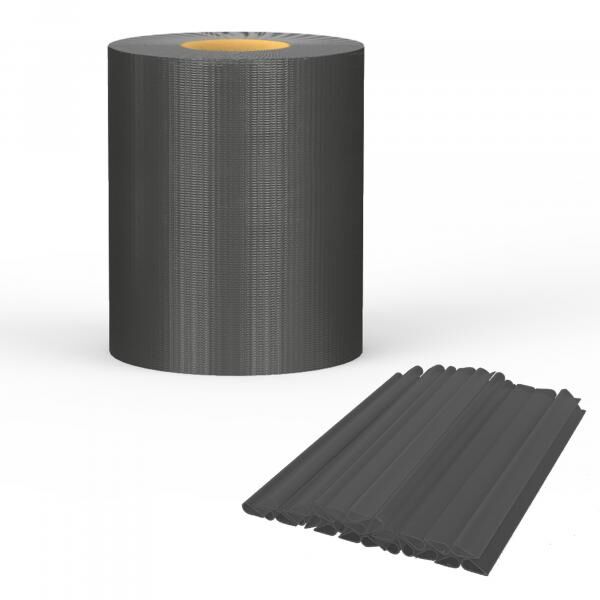 PVC Sichtschutzstreifen Soft | 19 cm x 40 m,