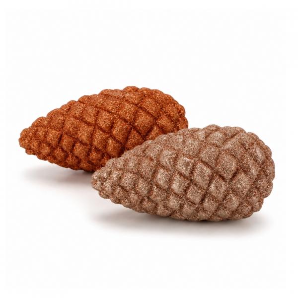 Statue Jingle Pinecone Kupfer 13 cm 2 Stück sortiert