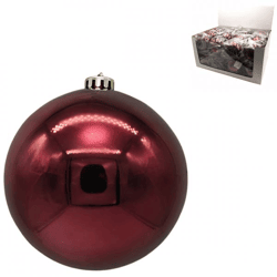 Stern Fabrik Christmas ornament, glossy burgundy, 12 cm
