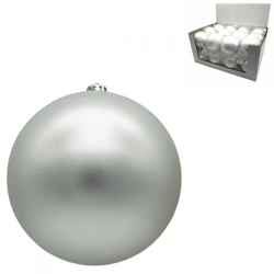 Stern Fabrik Christmas ornament, matte silver, 12 cm