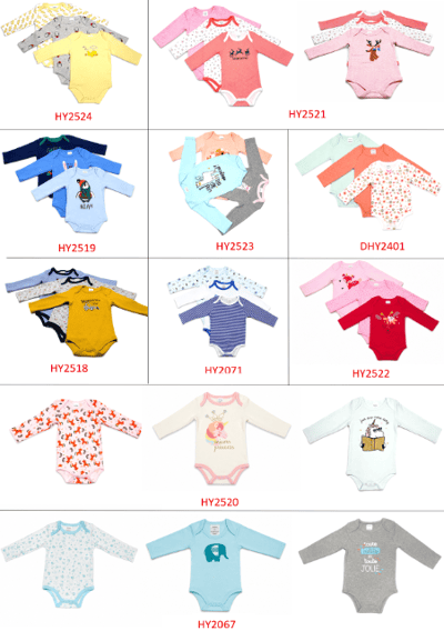 Baby Bodys 3er Pack Mix (0–12 Monate) – Babytextilien, Bekleidung (NEU)