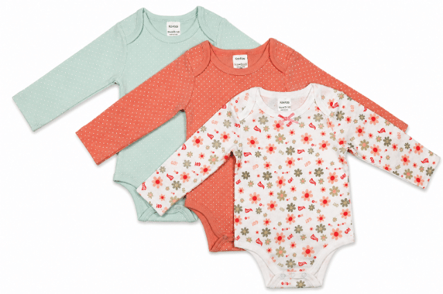 Baby Bodys 3er Pack Mix (0–12 Monate) – Babytextilien, Bekleidung (NEU)
