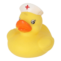 Nurse bath duck, approx. 8 cm high