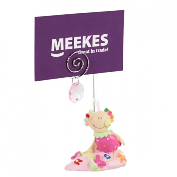 Fotorahmen/Halter Baby blau/rosa 11,5 cm 2 Stück sortiert