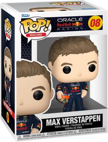 Funko 80580 - Pop! Racing - Red Bull Racing Max Verstappen #08