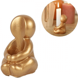 Kerzenhalter Hug rose gold 8 cm
