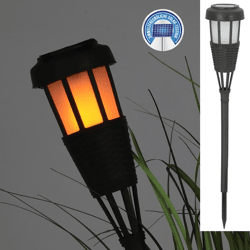 LED solar torch, flame, approx. 7x50cm