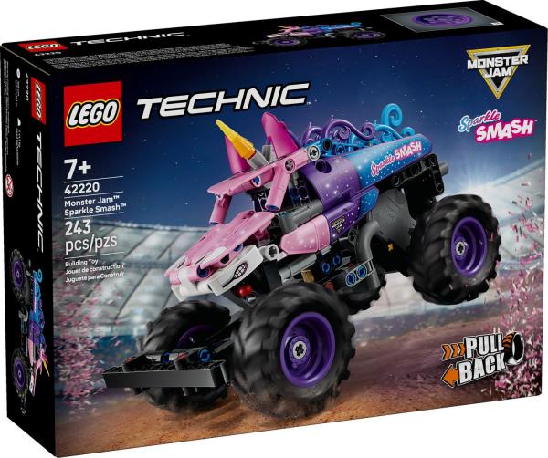 LEGO&reg; Technic - Monster Jam&trade; Sparkle Smash&trade; mit R&uuml;ckziehmotor (243 Teile)