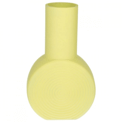Vase Judy mattgelb 22,5 cm