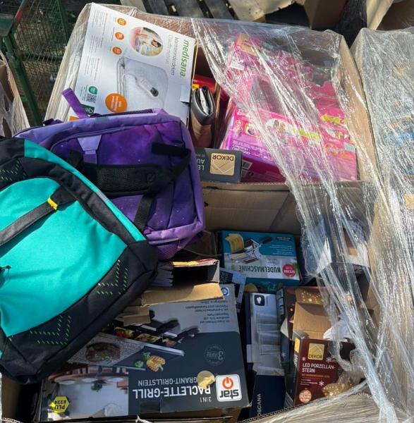 Bazar Waren Mix, Basar Paletten, Mixpalette, Retouren, Flohmarktartikel