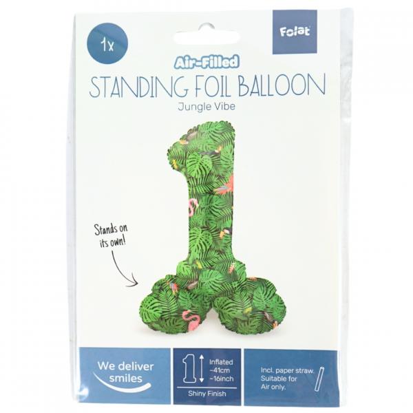 Folat Folienballon stehend 0 Jungle vibe 41 cm