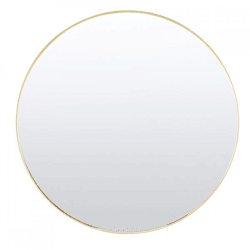 Len-Fra Wandspiegel Chicago gold 80 x 80 cm