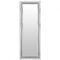 Len-Fra Wandspiegel Flinder weiß/silber 55 x 145 cm