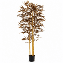Light & Living artificial plant Bamboo in pot metallic bronze 180 cm